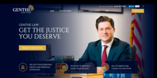 Dallas Attorney Web Design and Digital Marketing for Genthe Law Firm