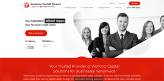 WordPress Website for Goodman Capital Finance in Dallas