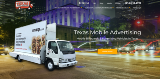 WordPress Website Redesign for Texas Mobile Advertising in Dallas, Houston and New York City